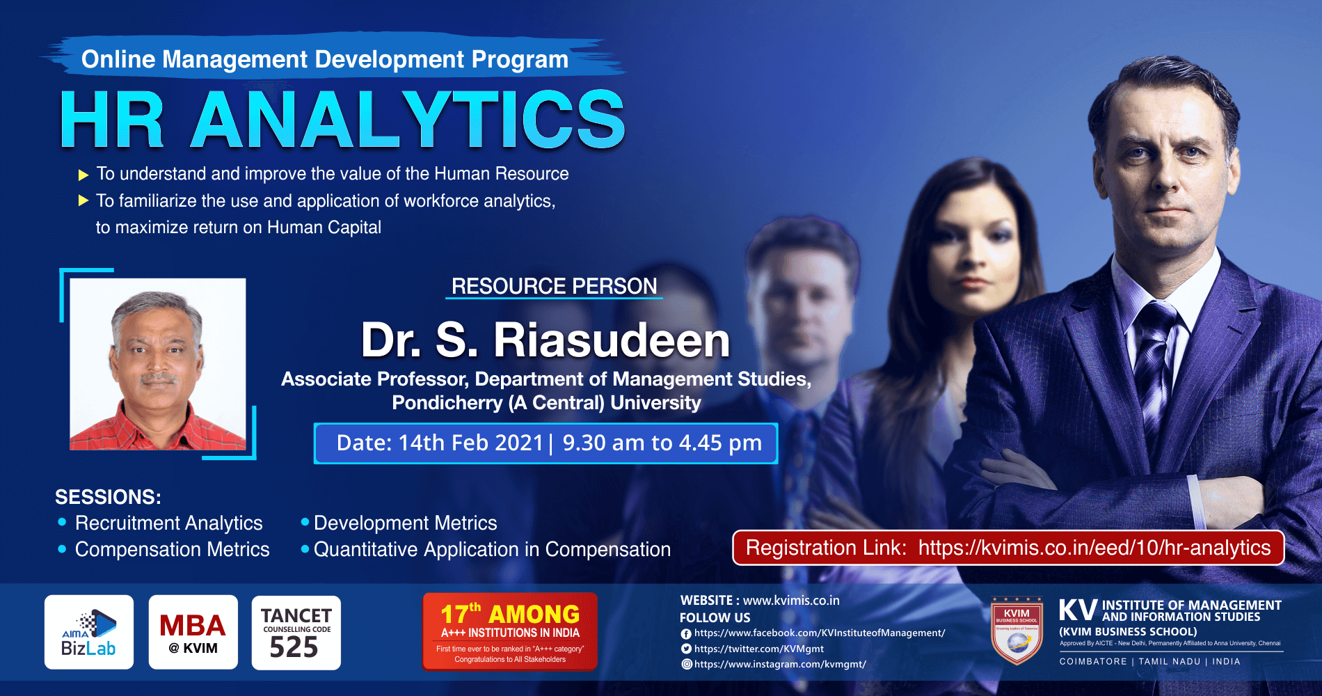 HR Analytics - KVIMIS,Coimbatore