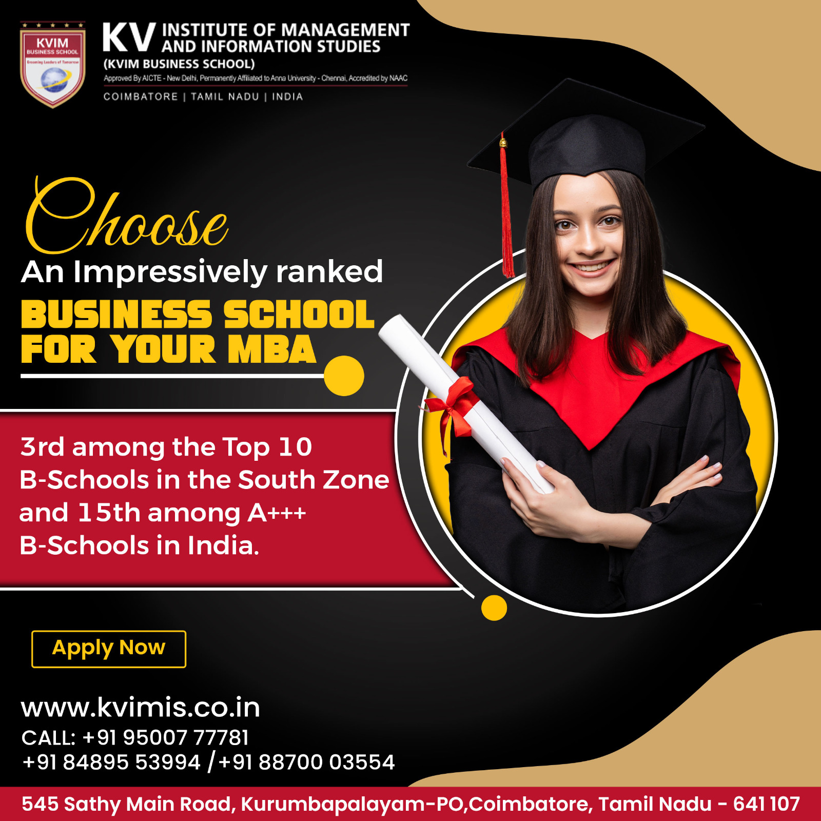 An impressively ranked MBA program is not expensive!