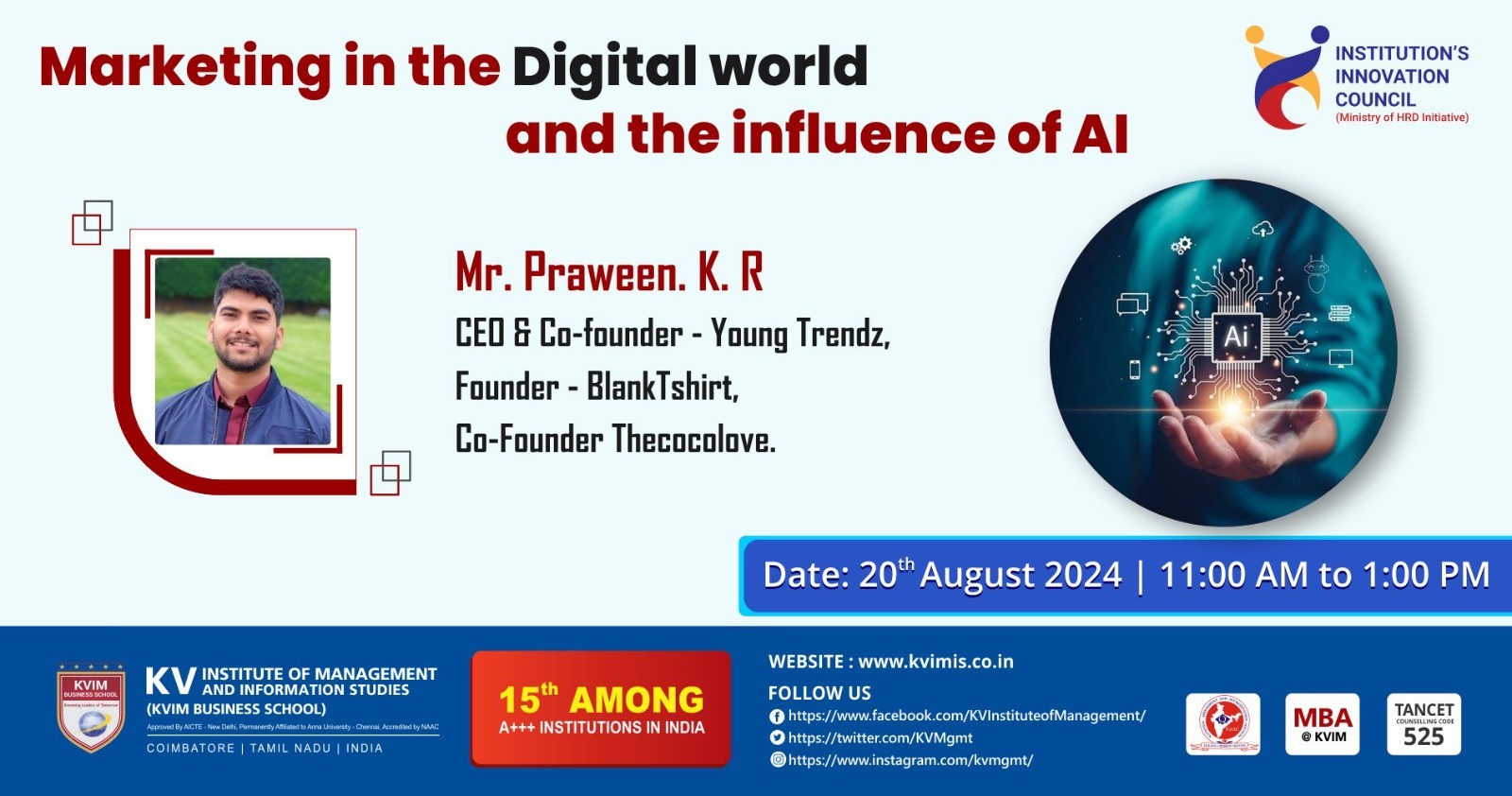 Marketing in the Digital World and the Influence of AI