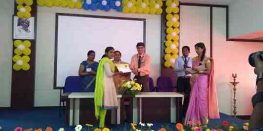 KVIMIS best manager Award - B School , Coimbatore