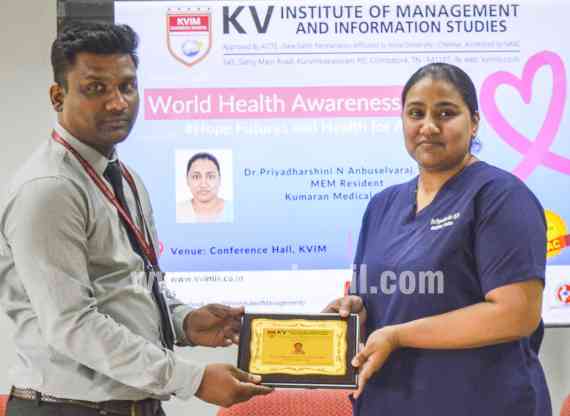 World Health Day Awareness Program at KV Institute