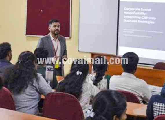 KV Institute conducts a Guest Lecture on CSR
